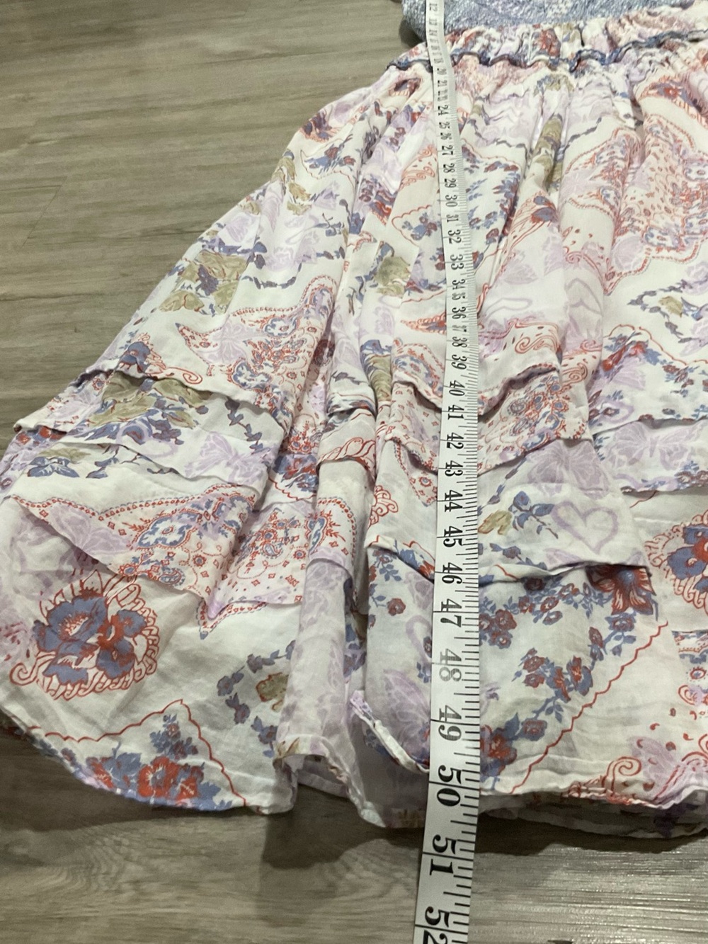 Free People Forever Favorite Lavender Paisley Smocked Maxi Dress Size Medium - Picture 14 of 16